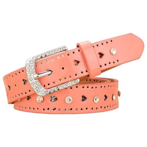 Candy color fashion decorative thin belt for women, belt for women, rhinestone heart belt,sparkly belts for women