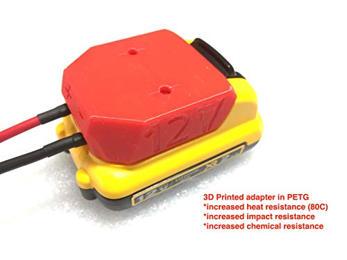 H battery adapter for DeWALT 12v Max dock power connector 12 gauge wire