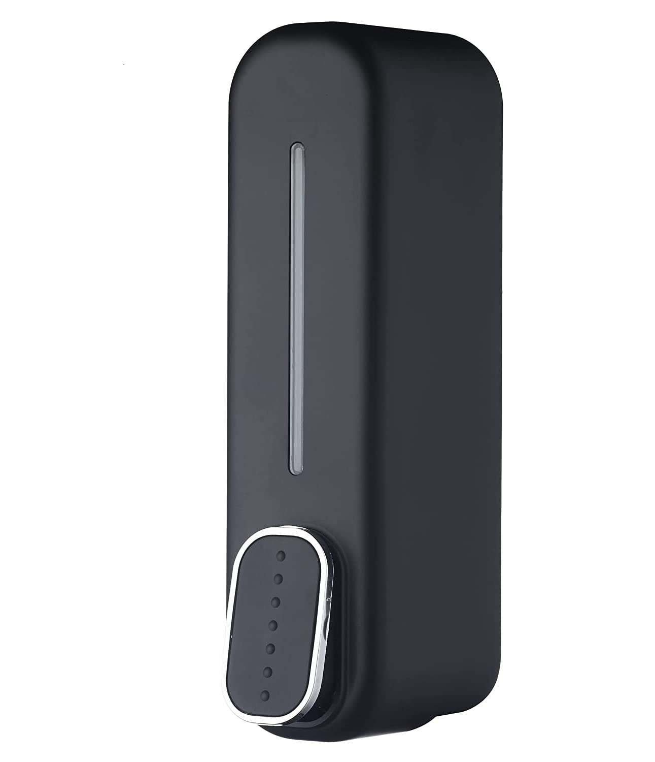 Buenos BSDCL - Bathroom Soap Shampoo Abs Wall Mounted Liquid Sanitizer Gel Kitchen Dish wash Plastic Dispenser (Brilliant Black)