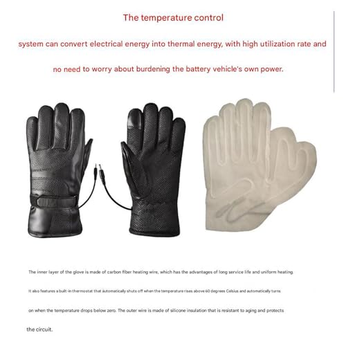 Guantes para usar el móvil en invierno con calefacción USB integrada 6