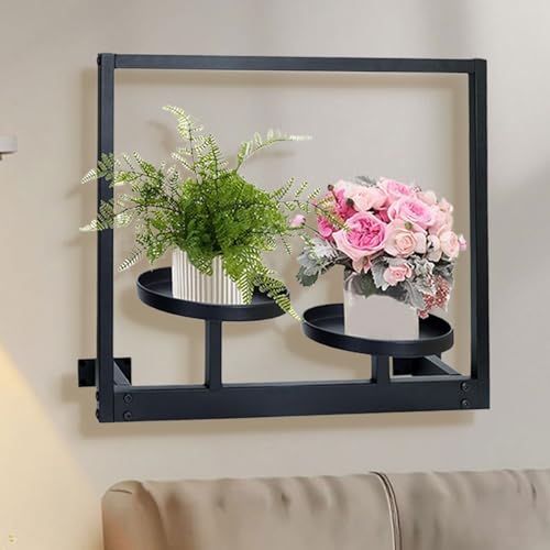Support pour pots de fleurs suspendu pour éviter l'encombrement