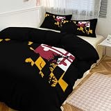 Flag Map of Maryland Soft 3 Piece Bedding Sets