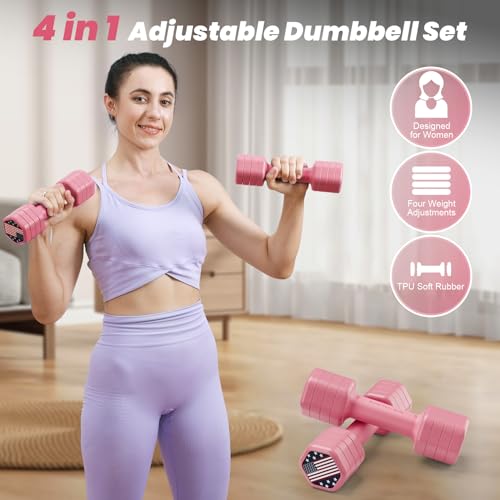 Set of 2 Adjustable Dumbbells 50lbs