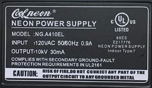 Brand New 10KV 10000V Power Supply for Glass Neon Sign Electronic Neon Light Beer Signs Bar Lights Transformer 120V 50/60Hz(UL Approval) - Thumbnail 4