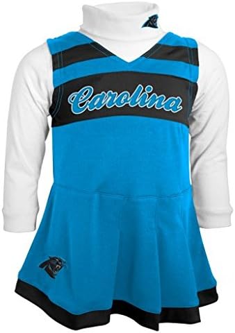 Outerstuff NFL Girls Cheer Jumper Dress with Turtleneck Set