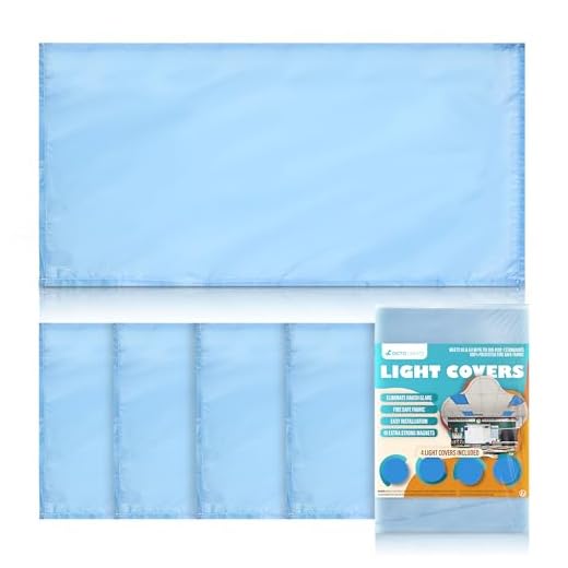 Fluorescent Blue Light Covers for Ceiling Lights - Magnetic Cover for Fluorescent Or LED Fixture - Must Haves for Teacher Supplies - Classroom, Home, Office Decor - Sensory Filters Overhead Lighting