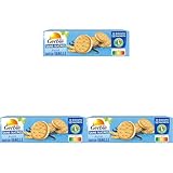 Gerblé Fourrés Vanille Sans Sucres – Biscuits Croquants au Cœur Vanille, Sans Huile de Palme, 185g (4x3 biscuits) (Lot de 3)