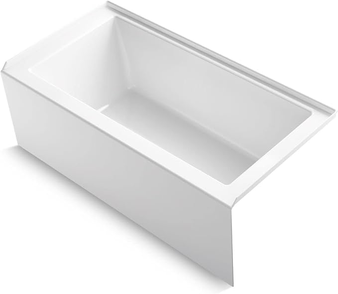 Kohler 60" x 30" alcove bath with integral apron, integral
