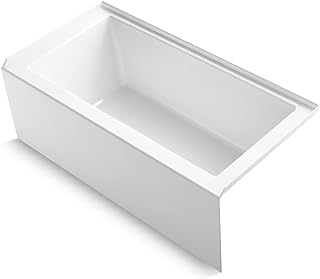 Kohler 60" x 30" alcove bath with integral apron, integral flange, and right-hand drain