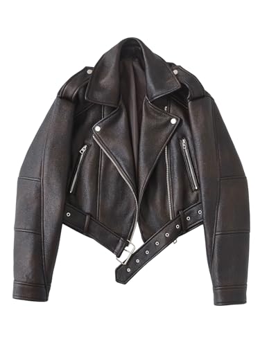 Veste courte en similicuir pour femme idéale pour vos sorties urbaines et soirées branchées