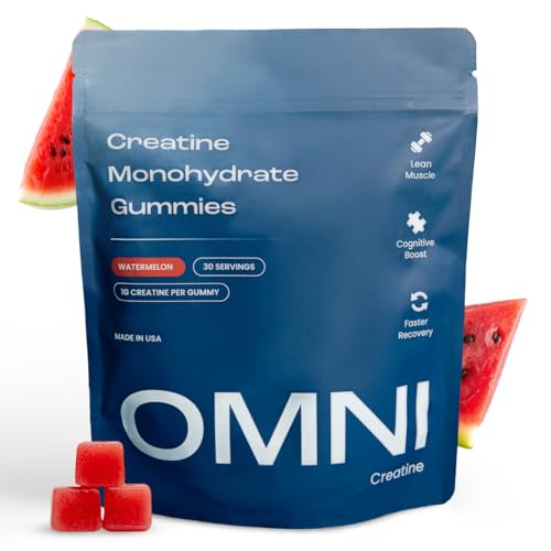 Creatine Monohydrate Gummies - Supports Muscle Growth, Recovery & Brain
