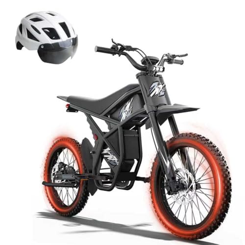 Image of GT73 / GT54 Electric Dirt Bike for Adults Teens - 3000W / 2500W Motor 50 /37 MPH High-Speed, 25 inch /14 inch Fat Tires & Dual Removable Battery(60V /48V) | All-Terrain Off-Road eBike for Snow, Sand