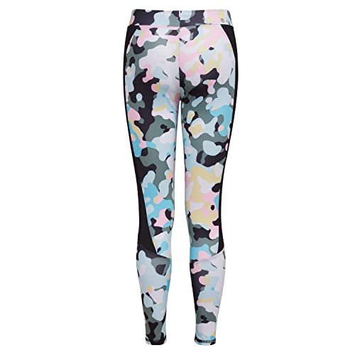 adidas Girls' Active Sports Athletic Legging Tight, Black Multicolor Camo, Medium3