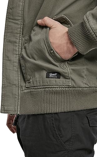 Image of Brandit Individual Wear Men's Hooded Short Jacket- Warm Lightweight Breathable Military Style Everyday Outdoor Field Jacket