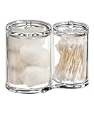 Saganizer Acrylic cotton ball holder cotton ball and swab holder