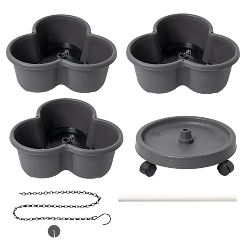 Support de empilable pour optimiser le manque de place des plantes en pot - 7