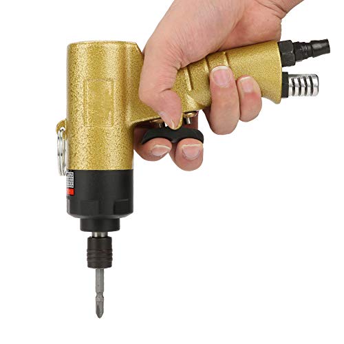 1/4" Pneumatic Screw Guns Pistol Grip Reversible Air Screwdriver 5000Rpm Industrial Screw Driver Tool #TOP2
