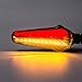 Cynemo Motorcycle Flowing Led Turn Signal Lights Blinkers Front Rear Indicators for Motorbike(1Pair,Pack of 2)