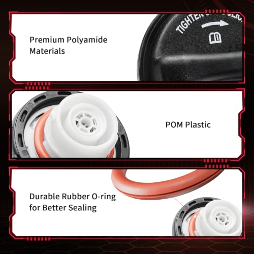 Image of Gas Cap Fuel Cap FC1079 for 2003-2021 Ford F150 F250 F350 F450 F550 Focus Fusion Edge Ranger Taurus Lincoln Mark LT MKX MKZ Zephyr Town Car Mercury Mariner Milan Sable Monterey