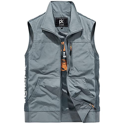 Chaleco para hombre multibolsillo que soluciona el espacio exterior 2