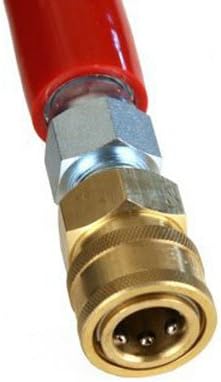 Miniatura 2 de Manguera de lavado a presión de 2 alambres de 6000 PSI NEGRO de 100 pies y acopladores