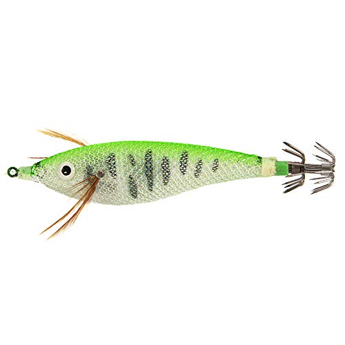 Isca de pesca, Andoer 6cm / 8cm Luminous Squid Jig Isca de Madeira de Pesca Camarão Lula Choco Isca