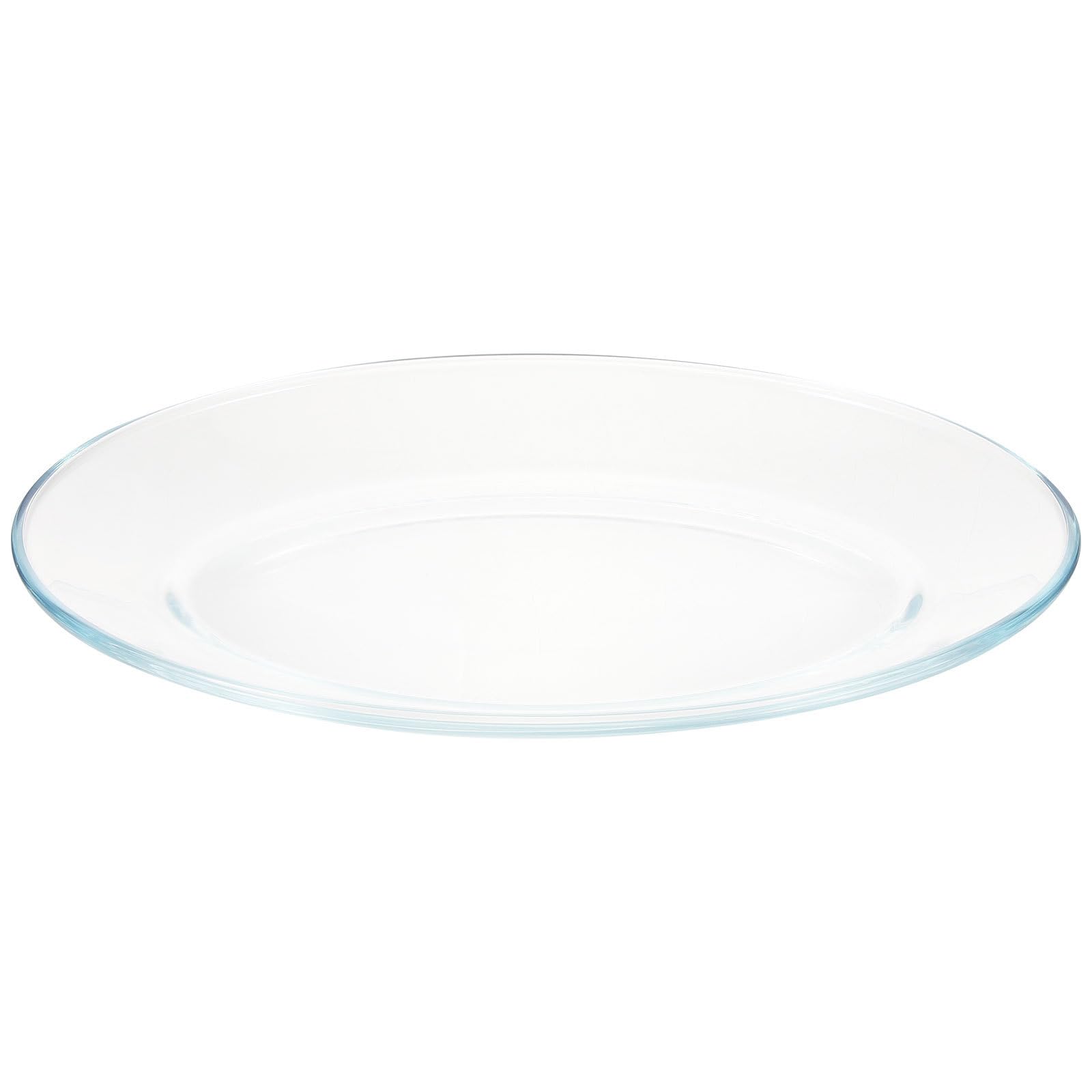 Ipetboom Hochtemperaturbeständige Transparente Große Glas servierplatte für Gedämpften Fisch Vielseitig als Dessert Vorspeisenteller Geeignet für Restaurant und Zuhause