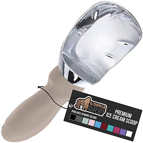 Gorilla Grip Ice Cream Scoop - Perfect for Scooping Cookies and Cakes!