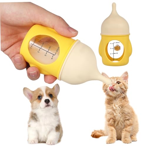 CIYODO Pet Nurser Bottle Kitten Milk Bottle Feeder Small Animal Feeding Ergonomic Grip Design