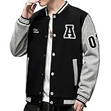 chaquetas universitarias mujer Esta chaqueta Letterman está diseñada para el estilo ajustado, especialmente las mangas se ajustan principalmente a la mayoría de las personas. Los botones de la chaqueta universitaria son de alta calidad, no se sueltan ni se caen fácilmente. El corte de la zona del cuello es muy suave y te hace sentir