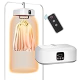 Portable Dryers-Foldable Dryers-With Remote Control Mini Dryer- Great For Travel, RV, Home, Apartment-Electric Fast And Efficient Drying And Easy To Use And Store