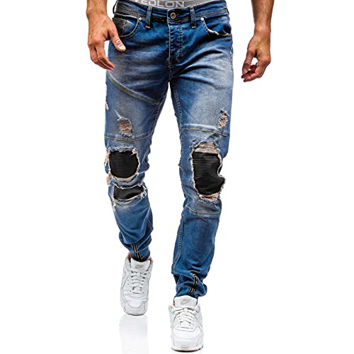 Ubervia Jeans – Cotton | Men Cotton Jeans Broken Hole Worn Out Fashion Casual Long PantsLayfoo Ubervia Jeans – Cotton | Men Cotton Jeans Broken Hole Worn Out Fashion Casual Long PantsLayfoo