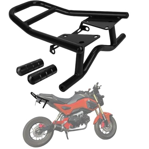 Porte-bagages arrière en fer pour moto MSX125 et MSX 125 versions 2013 à 2020