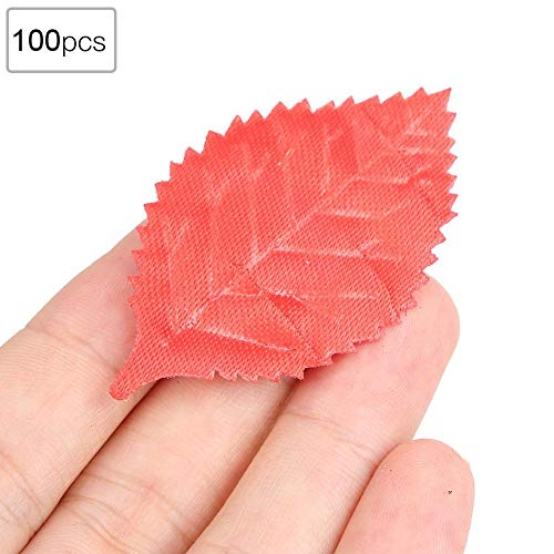 Folhas 100pcs, adesivo de pano flexível de alta qualidade, folhas artificiais de uso seguro, cores d