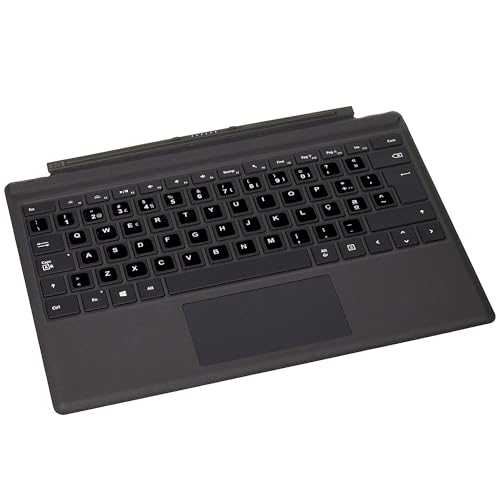 Clavier rétroéclairé noir compatible Surface Pro pour taper vite