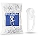 Rolki do firanek z rolką 8 mm, do szyn na zasłony o szerokości 4 mm i 10 x 10 mm, akcesoria do firan, ślizgacze do firanek 8 mm, ślizgacze 8 mm, szyny do firanek