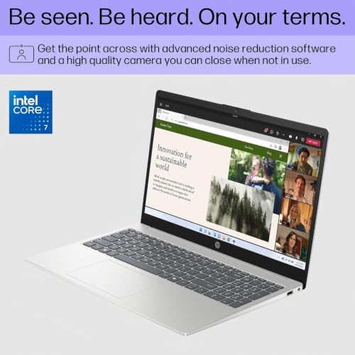Image of HP 15.6 inch Touchscreen Laptop Computer for Business, Intel 10-Core 7-150U, 16 GB RAM, 1 TB SSD, Windows 11 Pro, FHD IPS Display, Intel Iris Xe Graphics, WiFi 6, Copilot, HDMI, w /AI Voice Recorder