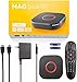 Raxxio MAG544w3 TV Set-Top Box - 4K HDR TV Streaming Device with Amlogic S905Y4 Chipset, 1GB DDR4 RAM, 4GB Flash Memory, Dolby Digital Plus, Linux 4.9, Dual-Band WiFi, USB 2.0, HDMI Cable and Remote
