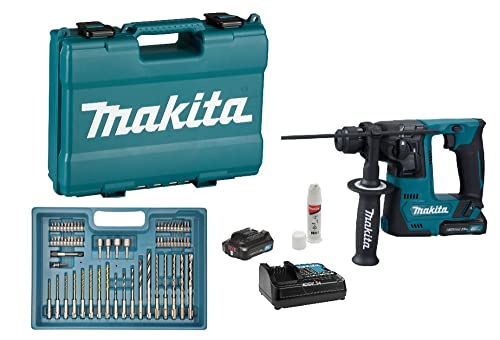HR140DSAE1 Akku-Bohrhammer für SDS-plus 12 V Max./ 2, 0 Ah, 2 Akkus + Ladegerät + Zubehör im Transportkoffer