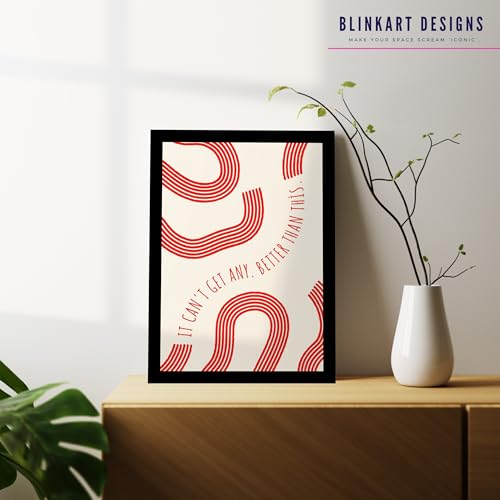 Image of BLINKART Trendy Abstract Wall Art Painting Print Design | Aesthetic Wall Decor Photo Artwork Frame Decoration Hanging For Home Bedroom Living Room Office Wall Decor | T085 | 13x10 Inches