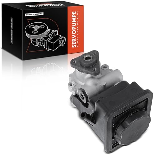 Frankberg Servopumpe Servolenkung Hydraulikpumpe Kompatibel mit 3er E46 318 320 330 2.0L-3.0L 1998-2007 5er E39 525 530 2.5L 2.9L 1998-2004 X5 E53 2.9L 3.0L 2001-2006 Replace# 32411095748