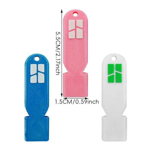 Silbato portátil de emergencia con cordón azul miniatura 6