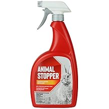 Animal Stopper Liquid Animal Stopper Repellent All Natural Effective All Year Round Safe for People and Pets No Harsh Chemicals Garden Animal Repellent Ready to Use - 32 oz Trigger
