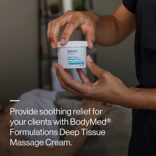 Bodymed Formulations Deep Tissue Massage Cream, 4 Oz. – Fragrance-Free, All-Natural Cream For Massage Therapy – Formulated With Arnica Extract & Cocoa Butter – Hypoallergenic & Paraben Free #TOP6