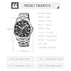 MASTOP Men's Wrist Watch Dress Watch Waterproof Thin Watches for Men 3D Mesh Dial Quartz Watches Luxury Exquisite Creative Watch Stainless Steel Big Dial Vintage