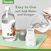 Tovolo Microwave Steam Cleaner for Inside Microwave Oven Easy to Use Fill Lines for Water Vinegar Helps Clean and Deodorize, Microwaveable Silicone BPA Free Steaming Cleaner for Home Office Microwave