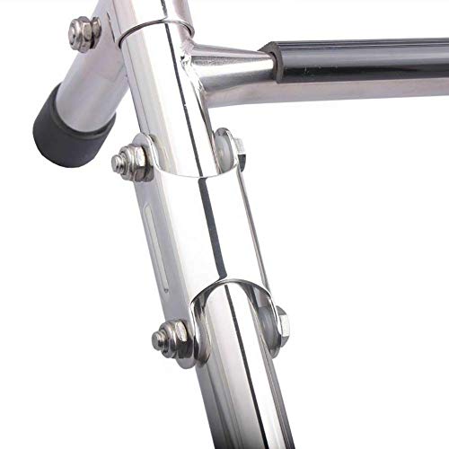 Escalera marina plegable de acero inoxidable 4 peldaños miniatura 3