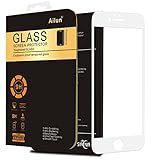 iPhone 6 plus Screen Protector,iPhone 6s plus Screen Protector,by Ailun,2.5D Curved Edge Tempered Glass Screen Saver,Edge-to-Edge full Screen Coverage,Bubble-free-Siania Retail Package[White]