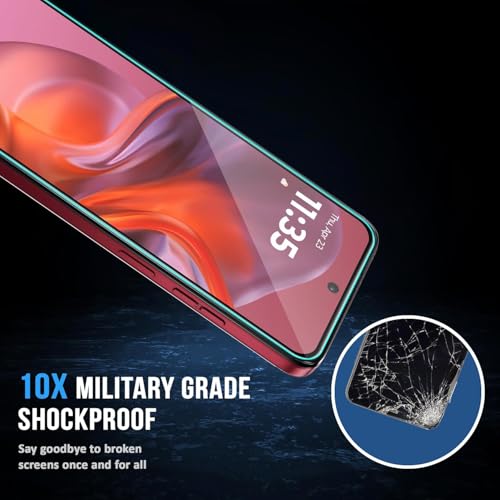 Image of HD Tempered Glass Screen Protector Compatible for Moto G05 5G with Edge to Edge coverage and Easy Installation kit