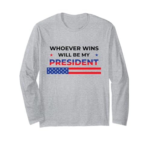 Quien gane será mi humor político neutral presidente Manga Larga